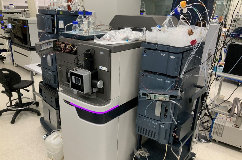 Agilent 6545 QTOF in the lab